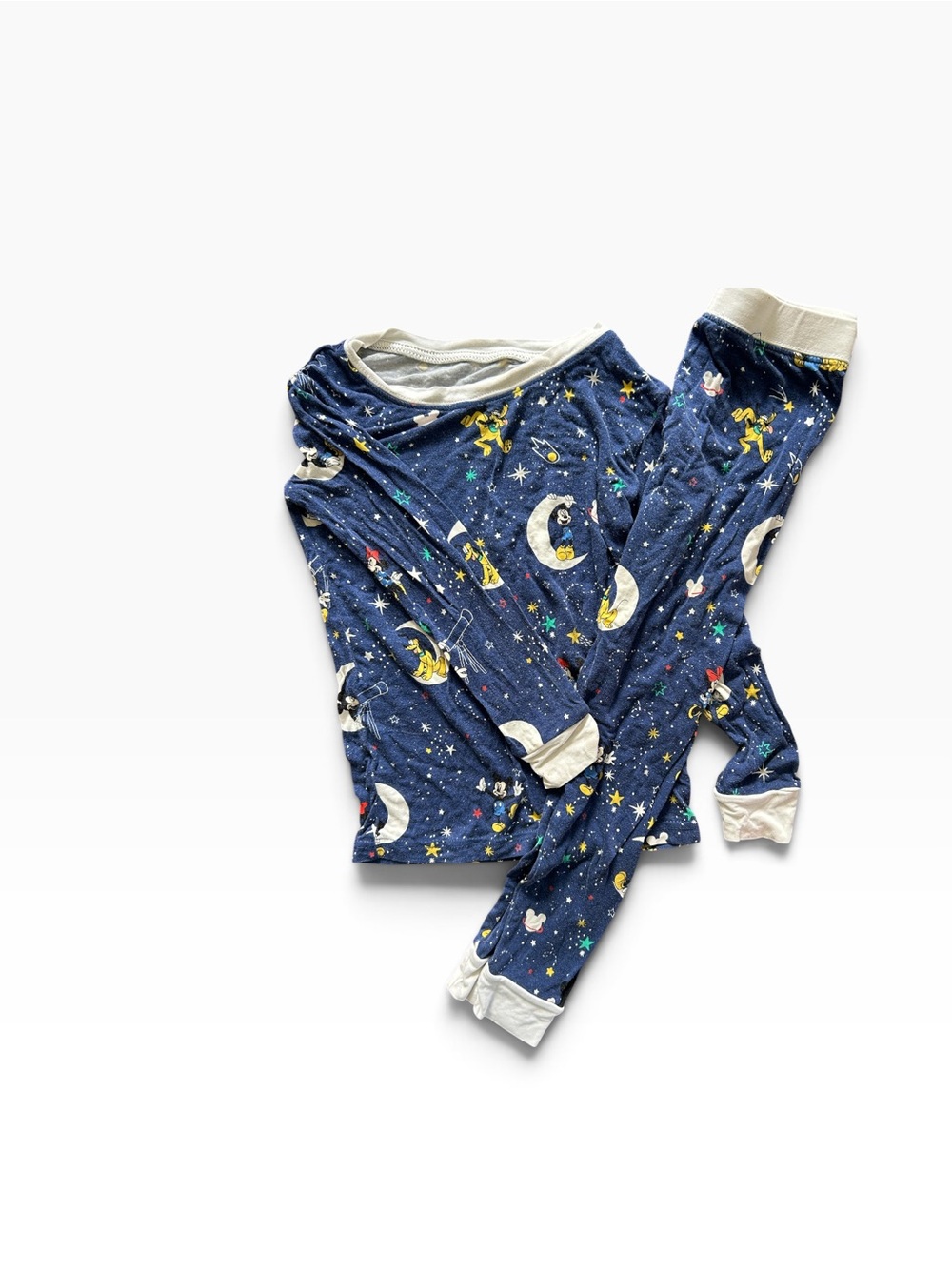 Little Sleepies Navy Blue Moon & Star Disney Pajama Set